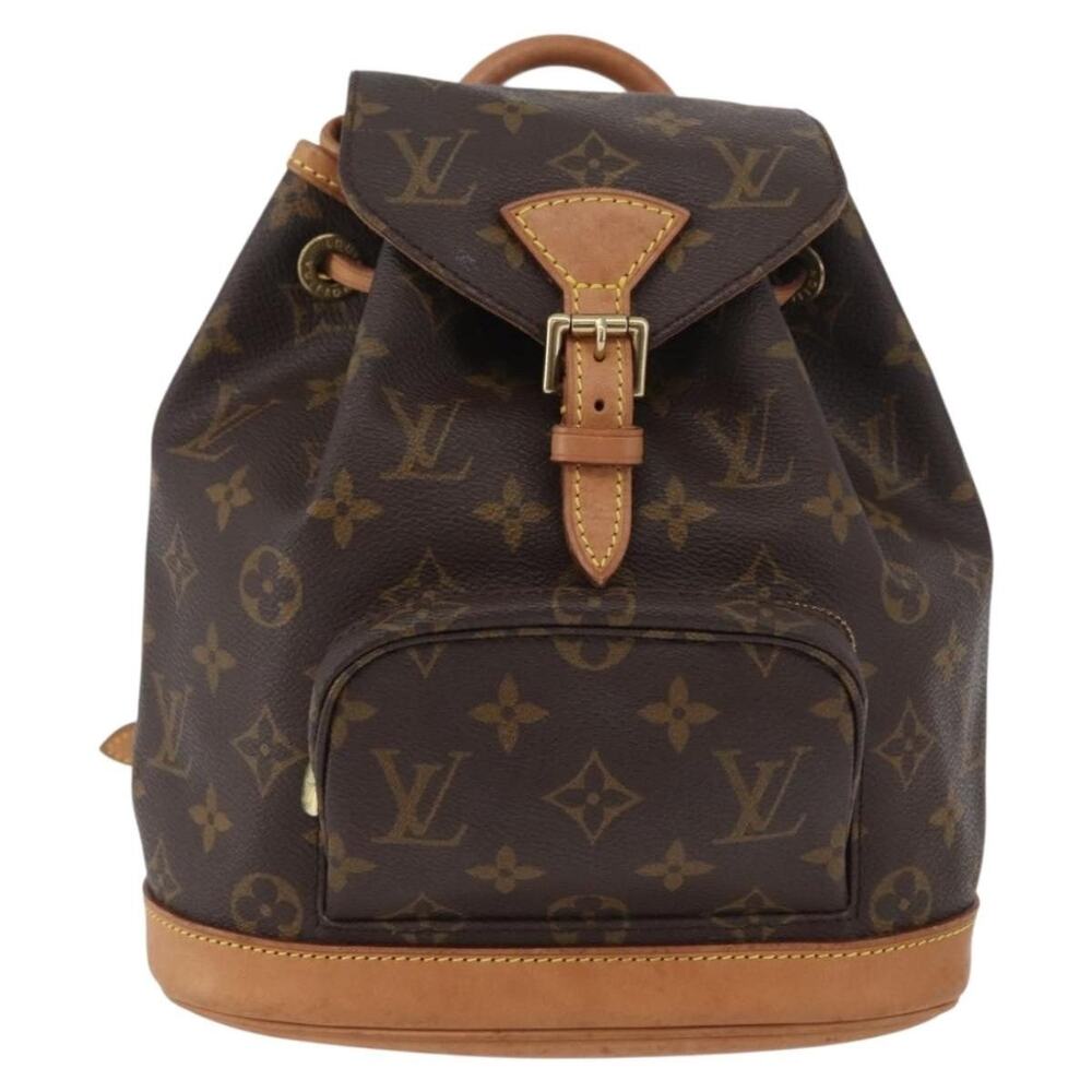 Louis Vuitton Monogram Montsouris PM Backpack Brown